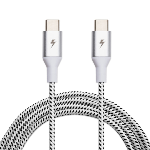 Câble USB-C vers USB-C blanc Myway - Câbles et chargeurs